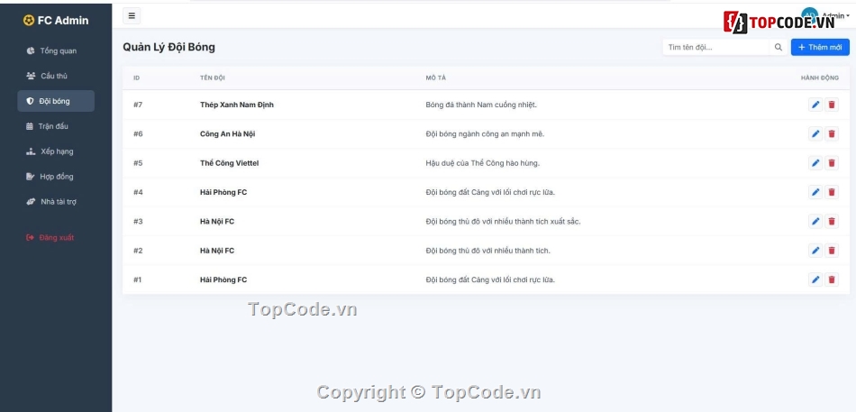 web,web quản lý,Hệ thống quản lý